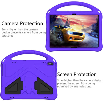 For Lenovo Tab M10 TB-X605F / X505F EVA Tablet Case Drop-proof Kickstand Protective Cover with Handle Grip