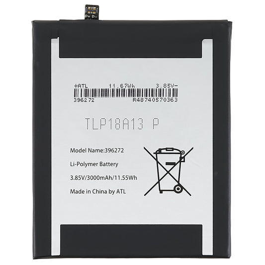 For Wiko View Prime / Upulse Lite 3.85V 3000mAh Li-Polymer Battery Replacement Part (Encode: 396272) (without Logo)