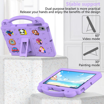 For Samsung Galaxy Tab A8 10.5 (2021) Portable EVA Case Shockproof Tablet Cover Anti-Scratch Case with Kickstand