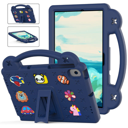 For Samsung Galaxy Tab A8 10.5 (2021) Portable EVA Case Shockproof Tablet Cover Anti-Scratch Case with Kickstand