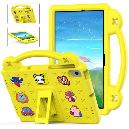 For Samsung Galaxy Tab A8 10.5 (2021) Portable EVA Case Shockproof Tablet Cover Anti-Scratch Case with Kickstand