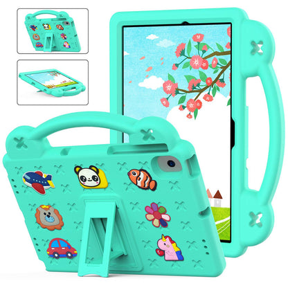 For Samsung Galaxy Tab A8 10.5 (2021) Portable EVA Case Shockproof Tablet Cover Anti-Scratch Case with Kickstand