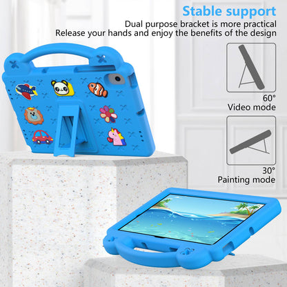 For Samsung Galaxy Tab A8 10.5 (2021) Portable EVA Case Shockproof Tablet Cover Anti-Scratch Case with Kickstand