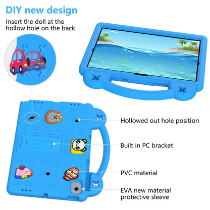 For Samsung Galaxy Tab A8 10.5 (2021) Portable EVA Case Shockproof Tablet Cover Anti-Scratch Case with Kickstand