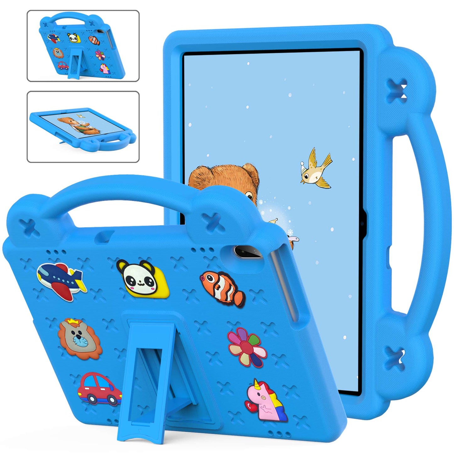 For Lenovo Yoga Tab5 YT-X705F 10.1 inch / Lenovo Tab M10 TB-X605F / TB-X505 / Huawei MediaPad T5 10.1 EVA Case Protective Tablet Cover Shockproof Case with Kickstand