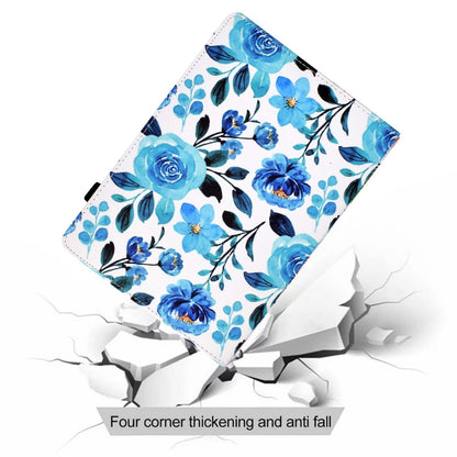 For Amazon Fire HD 8 (2016) / (2017) / (2018) Elastic Band Closure Drop-proof Tablet Stand Case Pattern Printing Card Slots Design PU Leather Cover