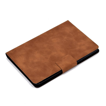 For Amazon Kindle Paperwhite 5 (2021) Solid Color Cowhide Texture PU Leather Stand Cover Card Slots Design Drop-proof Case