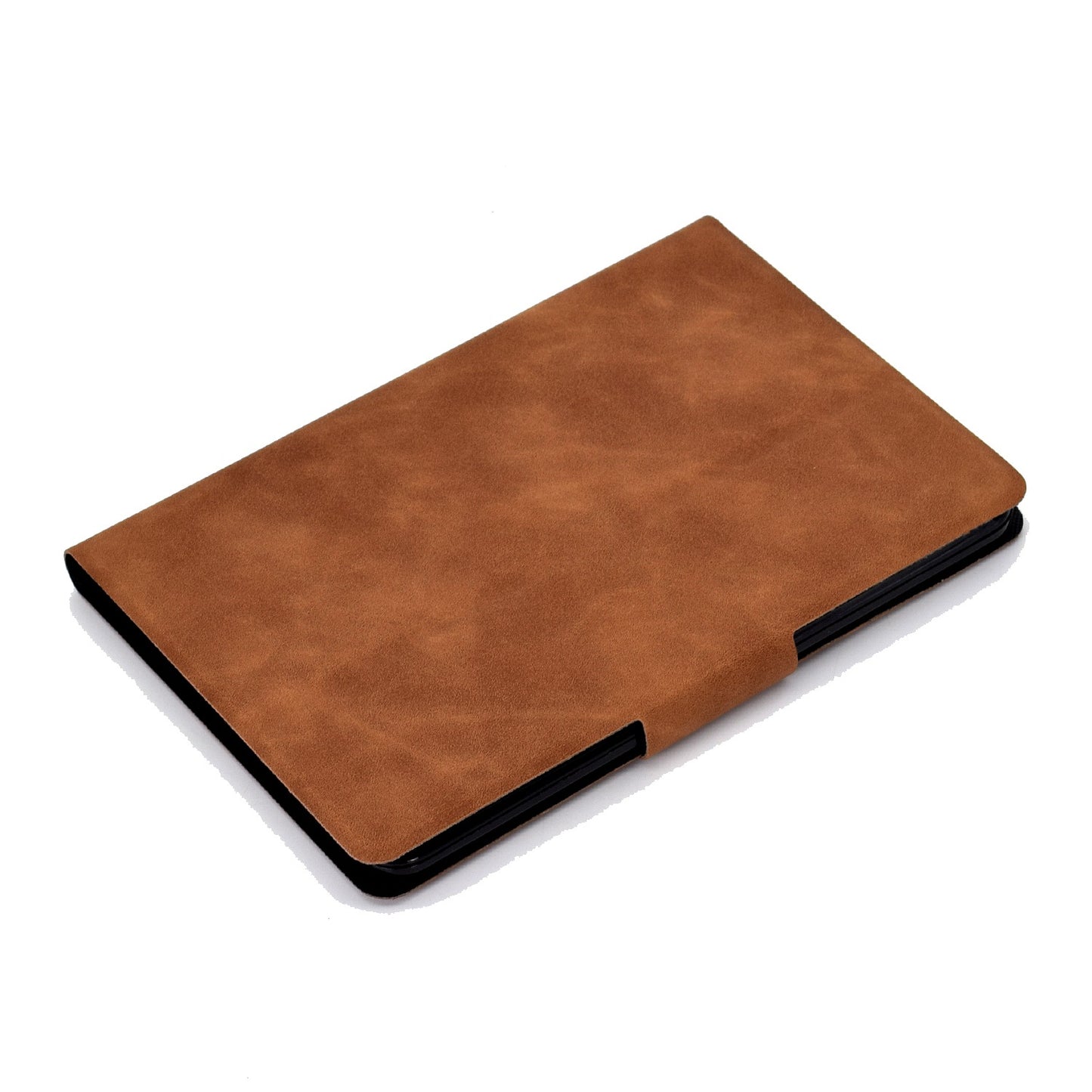 For Amazon Kindle Paperwhite 5 (2021) Solid Color Cowhide Texture PU Leather Stand Cover Card Slots Design Drop-proof Case