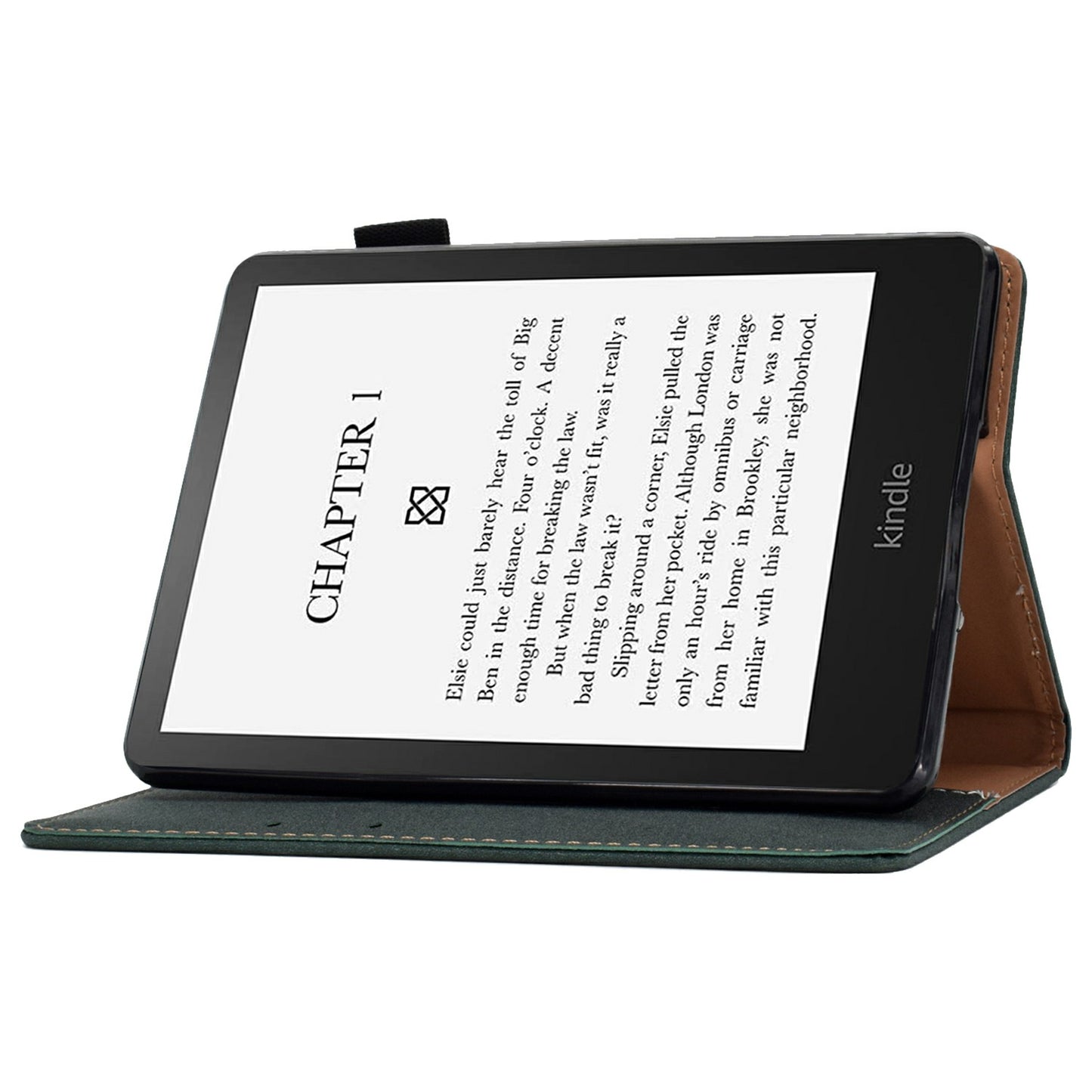 For Amazon Kindle Paperwhite 5 (2021) Solid Color Magnetic Clasp Stand Case PU Leather Shockproof Cover with Card Slots