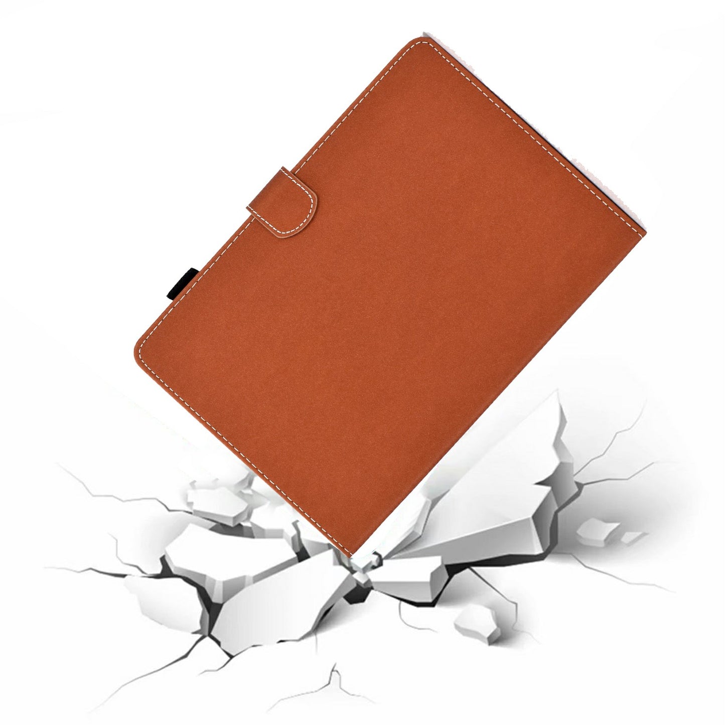 For Amazon Kindle Paperwhite 5 (2021) Solid Color Magnetic Clasp Stand Case PU Leather Shockproof Cover with Card Slots