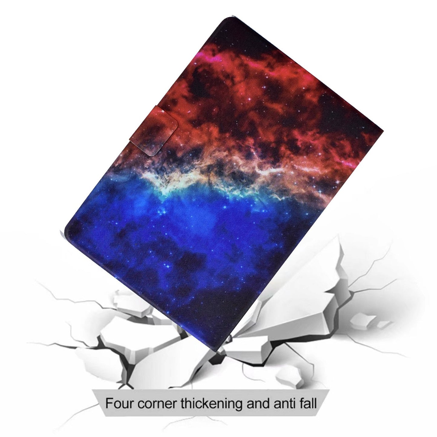 For Lenovo M10 FHD REL / Tab M10 Plus TB-X606F Pattern Printing Tablet Case Card Holder PU Leather Stand Cover