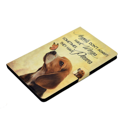 For Lenovo M10 FHD REL / Tab M10 Plus TB-X606F Pattern Printing Tablet Case Card Holder PU Leather Stand Cover