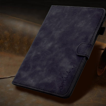 For Amazon Kindle Paperwhite 5 (2021) Love Heart Imprinted PU Leather Flip Stand Case Solid Color Card Holder Protective Cover