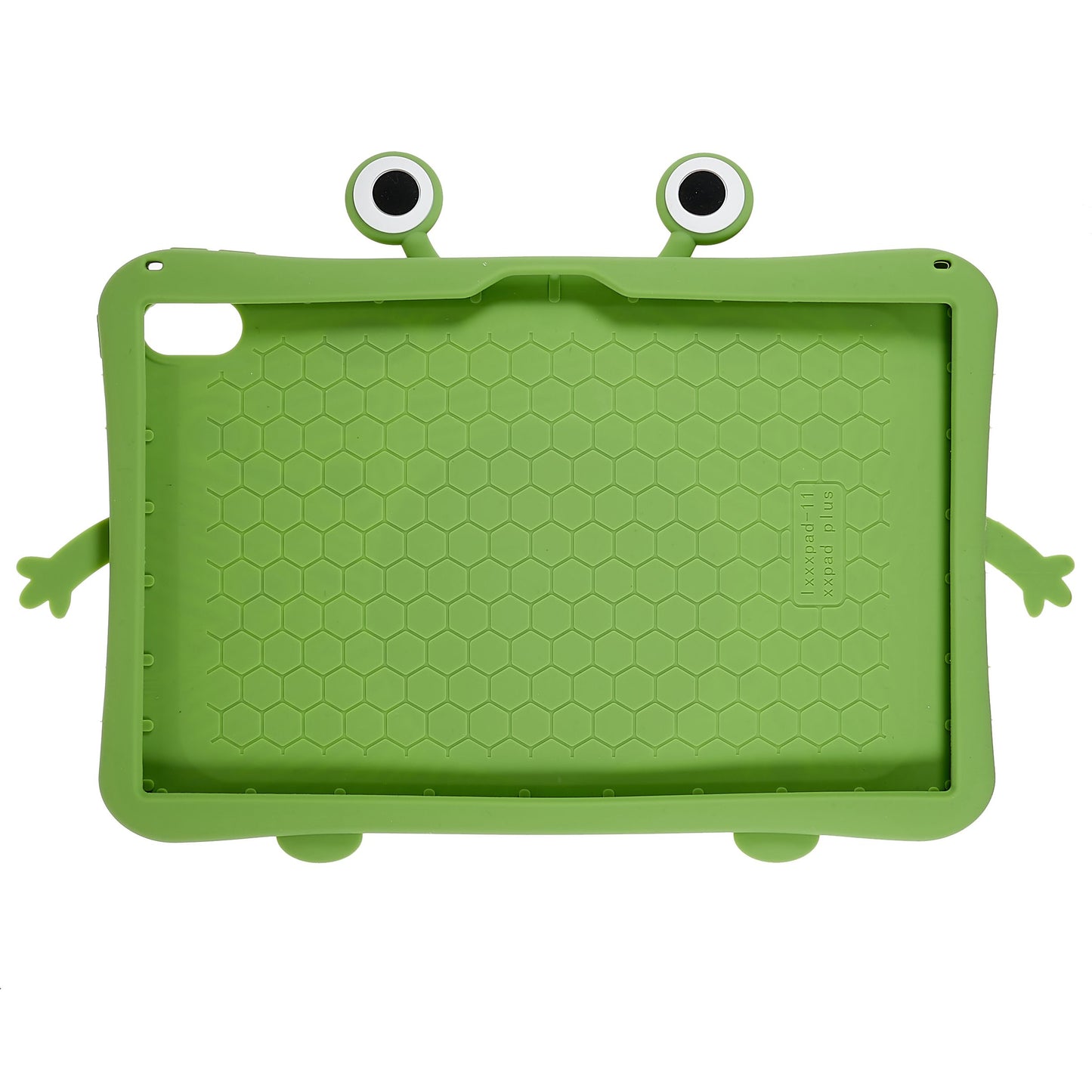 For Lenovo Tab P11 TB-J606F Cartoon Frog Design Anti-drop Tablet Case Silicone + PC Kickstand Protective Cover