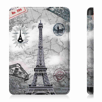 For Amazon Kindle (2022 Release) PU Leather + PC Protective Case Pattern Printing Auto Sleep / Wake E-reader Cover