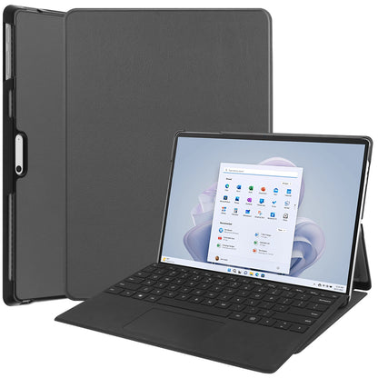 For Microsoft Surface Pro 9 PU Leather Foldable Stand Cover Full Protection Protective Case