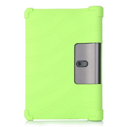 For Lenovo Yoga Tab5 YT-X705F / M 10.1 inch Anti-scratch Soft Silicone Tablet Case Anti-drop Cover with PC Kickstand