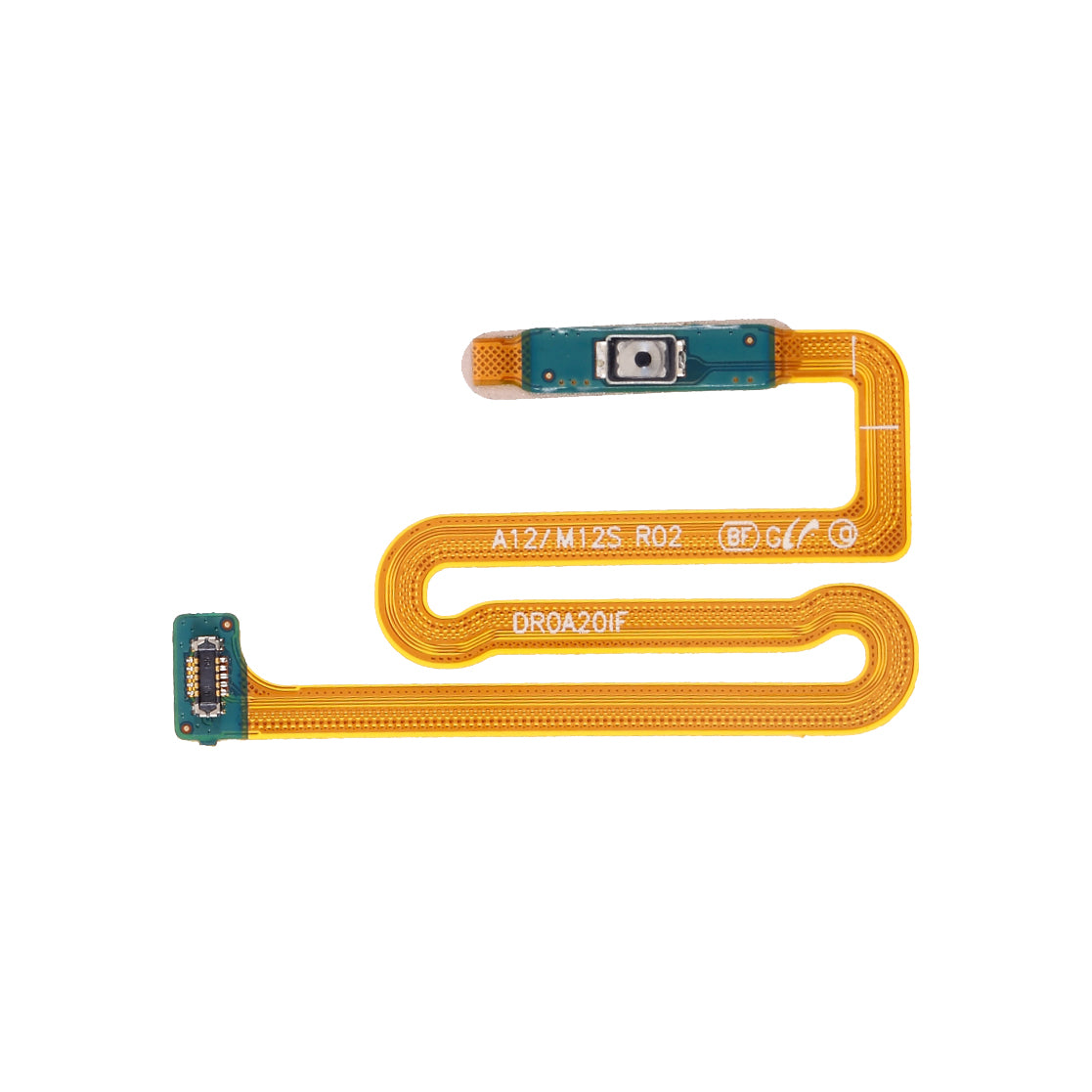 Power On/Off Flex Cable Replace Part (without Fingerprint Recognition Function) for Samsung Galaxy A12