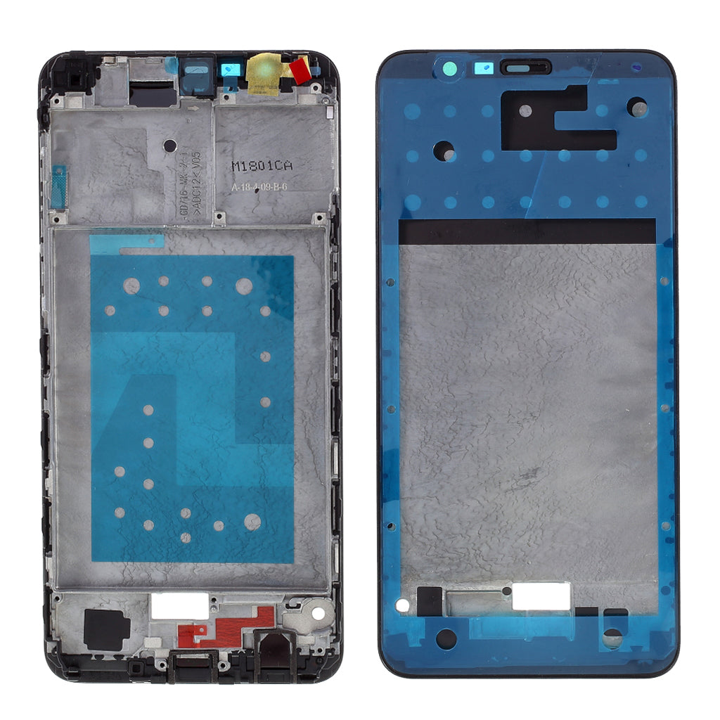 OEM Front Housing Frame Part for Huawei Honor 7X - Black