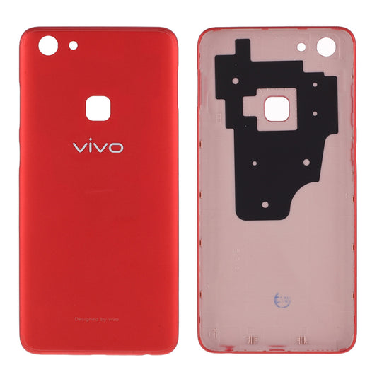 Non-slip Back Battery Housing Replacement Rear Cover for vivo Y75 - Red