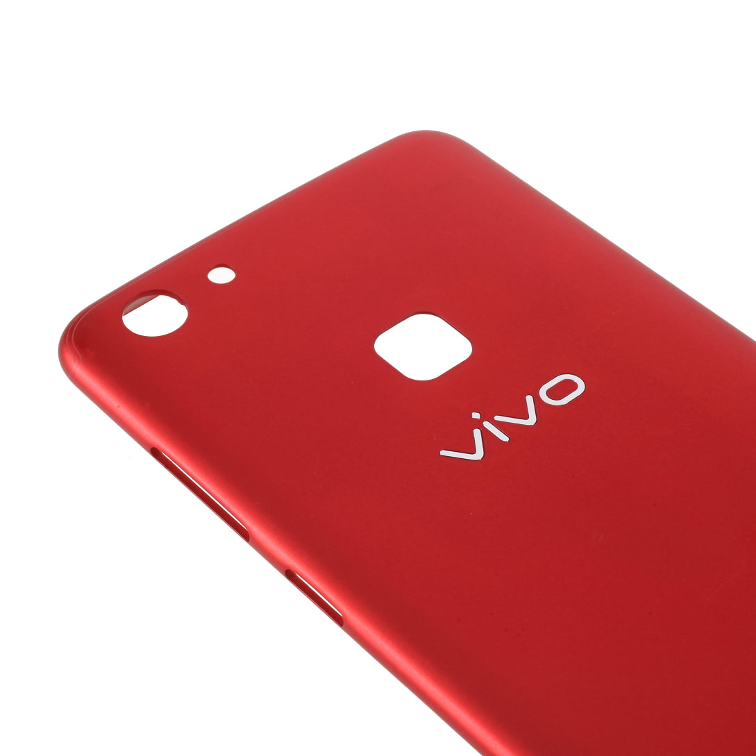 Non-slip Back Battery Housing Replacement Rear Cover for vivo Y75 - Red