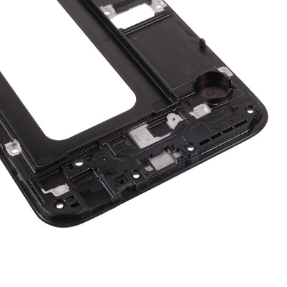 OEM Mobile Phone Replacement Parts Front Housing Frame Plate for Samsung Galaxy J6+ / J610 - Black