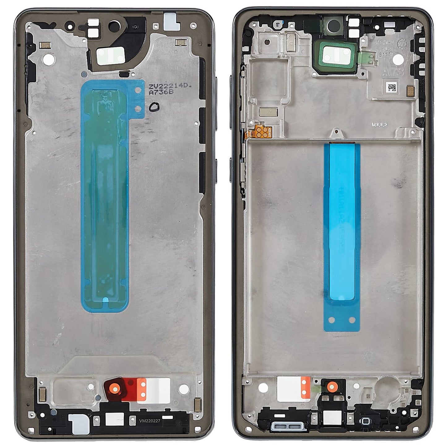 For Samsung Galaxy A73 5G A736B OEM Front Housing Frame Repair Part (without Logo) - Grey