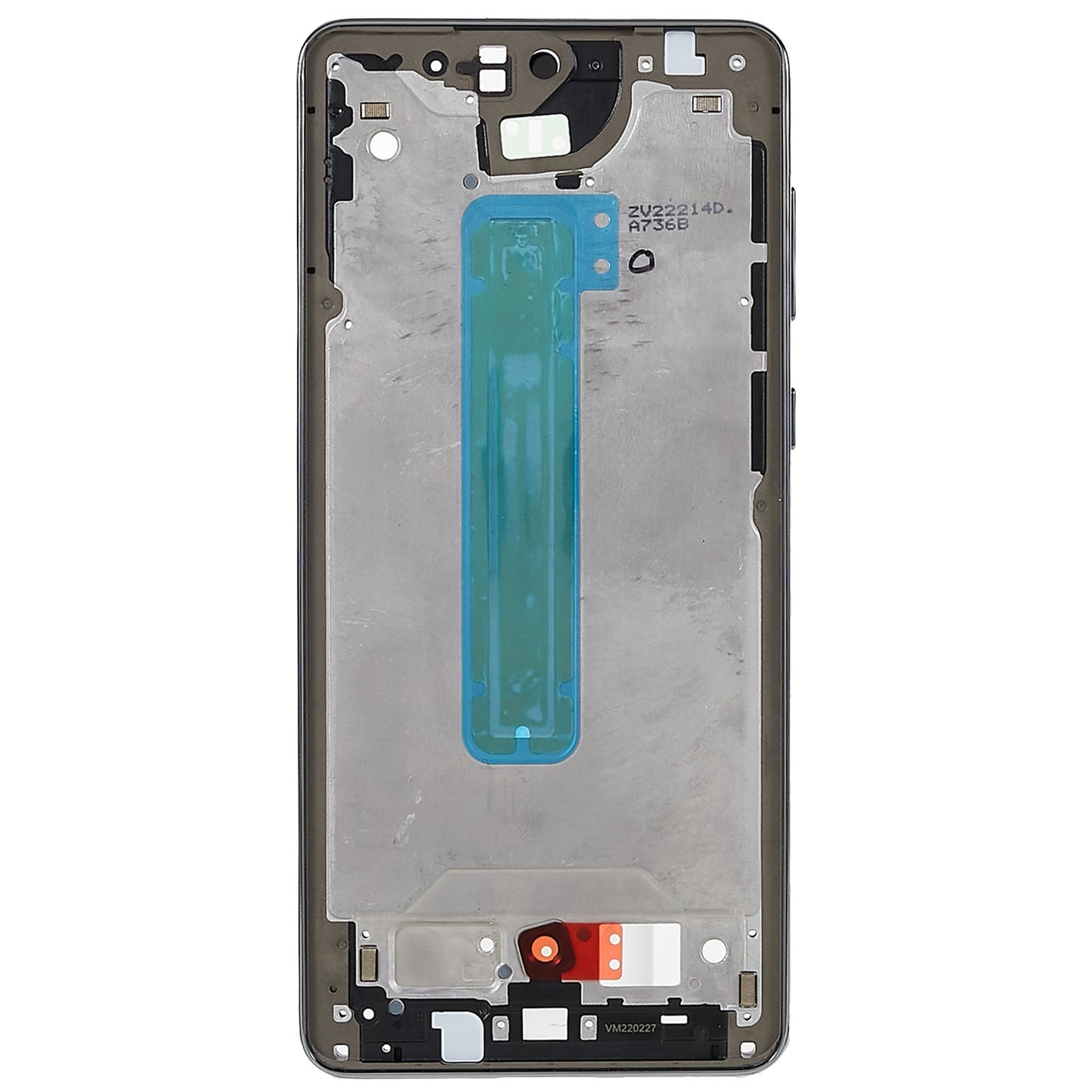 For Samsung Galaxy A73 5G A736B OEM Front Housing Frame Repair Part (without Logo) - Grey