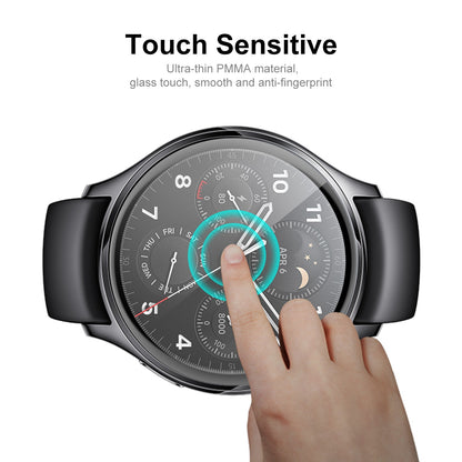 ENKAY HAT-PRINCE for Xiaomi Watch S1 Pro HD Clear Screen Protector Full Cover Anti-scratch 3D Curved Soft PC Edge + PMMA Film