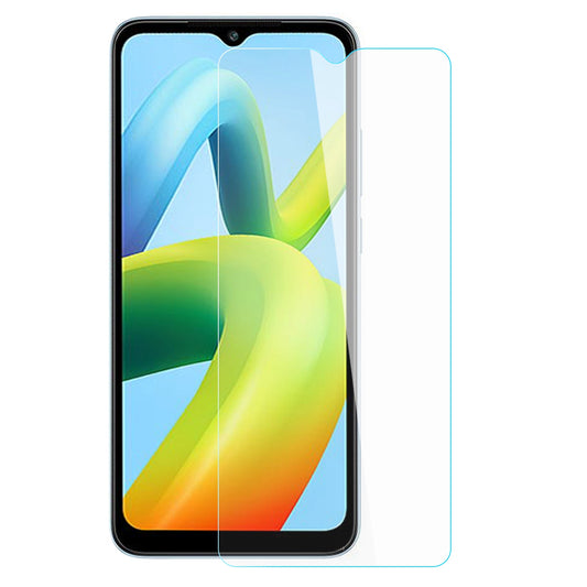 AMORUS For Xiaomi Redmi A1+ 4G High Aluminum-silicon Glass Screen Protector 2.5D Arc Edge 9H Hardness Protective Film