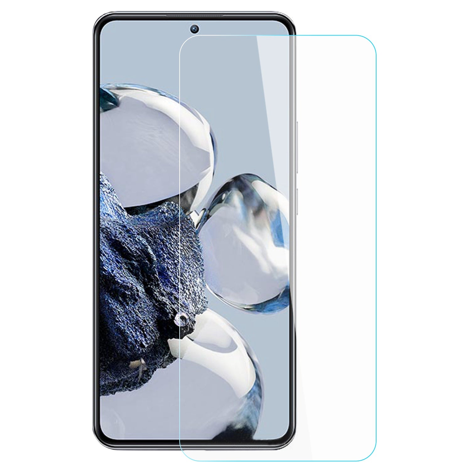 AMORUS For Xiaomi 12T 5G / Redmi K50 Ultra 5G / 12T Pro 5G Anti-fingerprint Screen Protector 2.5D Arc Edge 9H Hardness High Aluminum-silicon Glass Phone Screen Protective Film