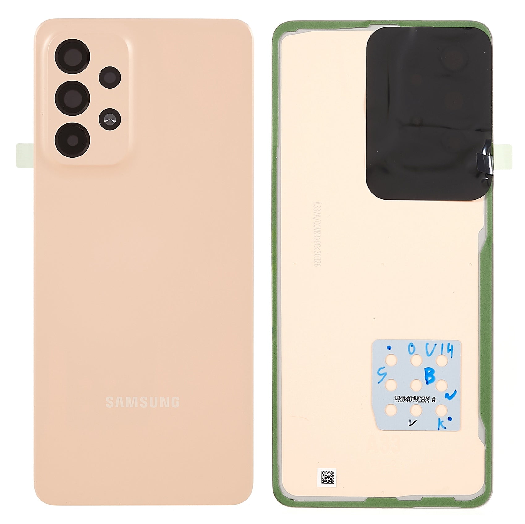 For Samsung Galaxy A33 5G A336 OEM Battery Housing with Adhesive Sticker + Camera Lens Cover