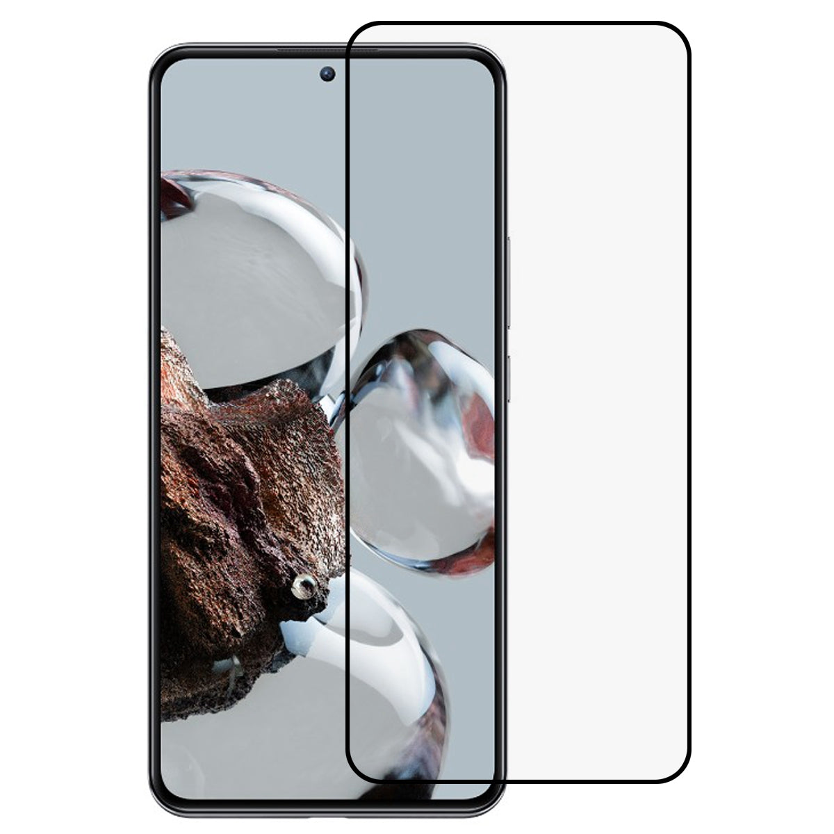 RURIHAI for Xiaomi 12T 5G / 12T Pro 5G / Redmi K50 Ultra 5G Secondary Hardening Full Screen Protector Full Glue 2.5D 0.26mm High Aluminum-silicon Glass Film