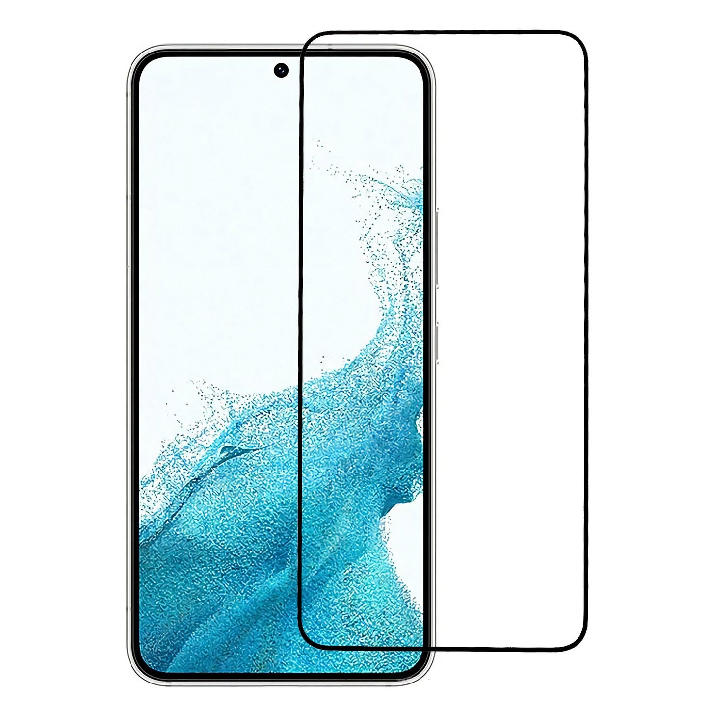 For Samsung Galaxy S23 5G 0.18mm Ultra Thin Complete Covering Silk Printing Tempered Glass Film Full Glue HD Clear Screen Protector (Fingerprint Unlock Version)