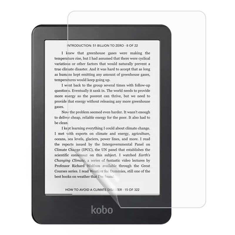 For Kobo Clara 2E Anti-scratch E-reader Screen Protector High Definition Bubble-free Sensitive Touch Protective PET Film