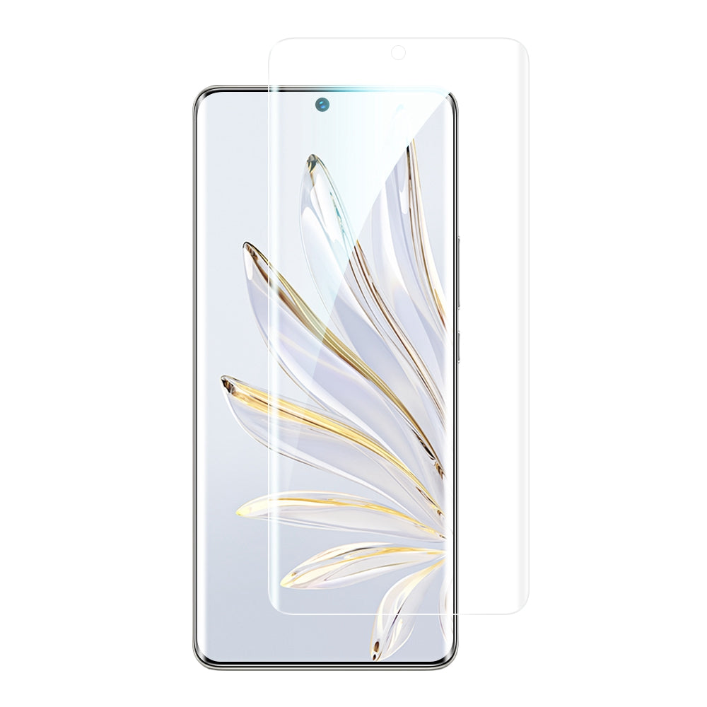 For Honor 70 Pro 5G Side Glue Curved Tempered Glass Film Anti-scratch Ultra Clear Full Screen Protector