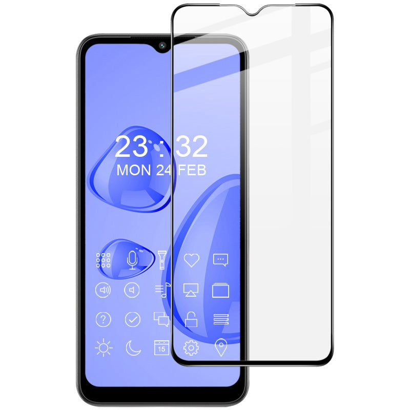 IMAK Pro+ Series for Xiaomi Redmi A1 4G / Redmi A1+ 4G Anti-explosion Tempered Glass Screen Protector HD Full Coverage Full Glue Protective Film