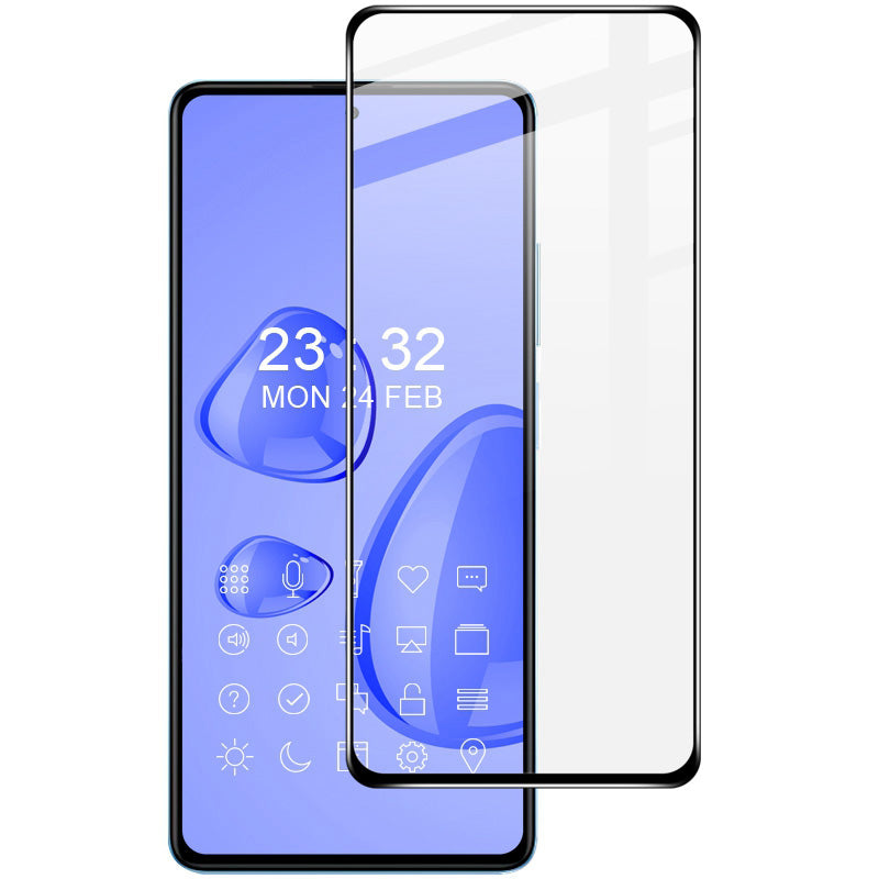 IMAK Pro+ Series for Xiaomi Redmi Note 12 Pro+ 5G  /  Note 12 Explorer 5G  /  Note 12 Trendy Edition Complete Covering Anti-explosion Tempered Glass Screen Protector Full Glue Protective Film