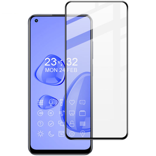 IMAK Pro+ Series for Realme 10 4G Anti-explosion HD Tempered Glass Film Anti-fingerprint Full Coverage Sensitive Touch Screen Protector