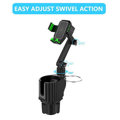 C004 Multi-functional Adjustable Car Drink Cup Bottle Holder Mobile Phone Bracket