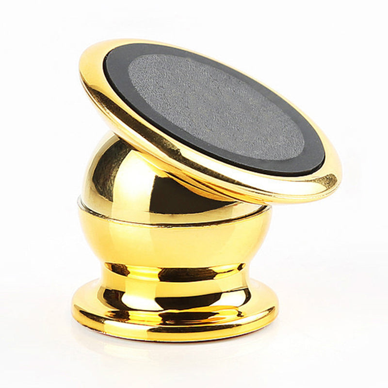 Car Dashboard Phone Mount Multifunctional Magnetic Vehicle Phone Holder Metal 360-Degree Rotating Magnetic Stand