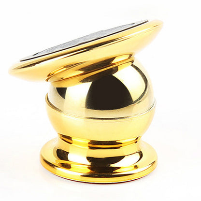 Car Dashboard Phone Mount Multifunctional Magnetic Vehicle Phone Holder Metal 360-Degree Rotating Magnetic Stand