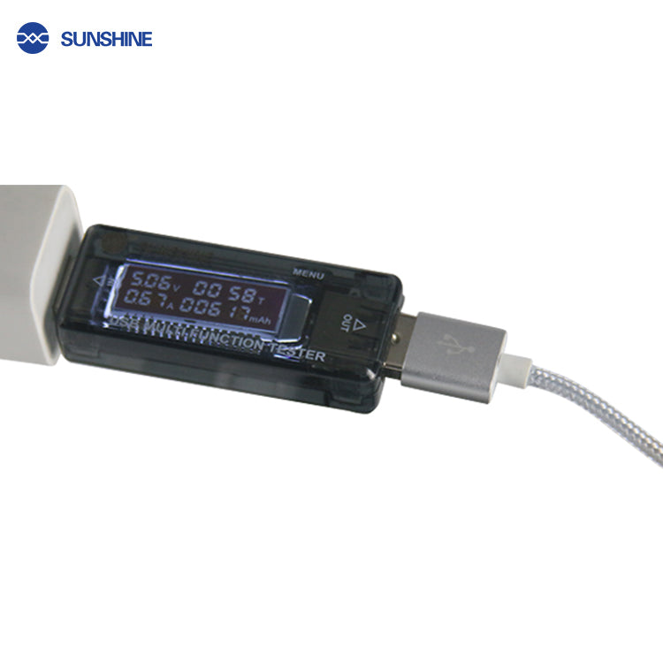 SUNSHINE SS-302A USB Intelligent Digital Display Detector (QC4.0)