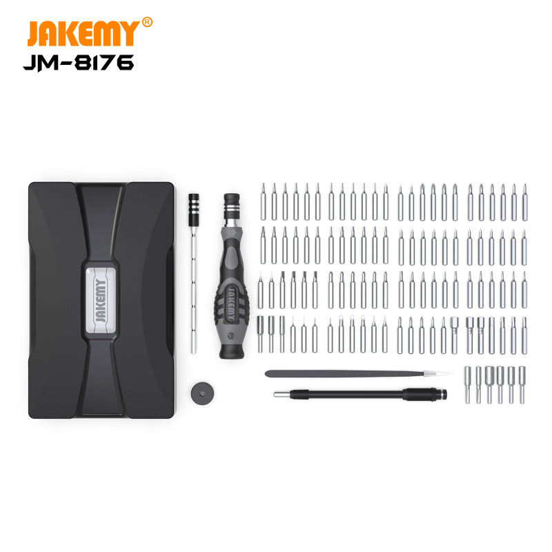 JAKEMY JM-8176 106-in-1 Precision Screwdriver Set Phone Watch Repair Tool Kit