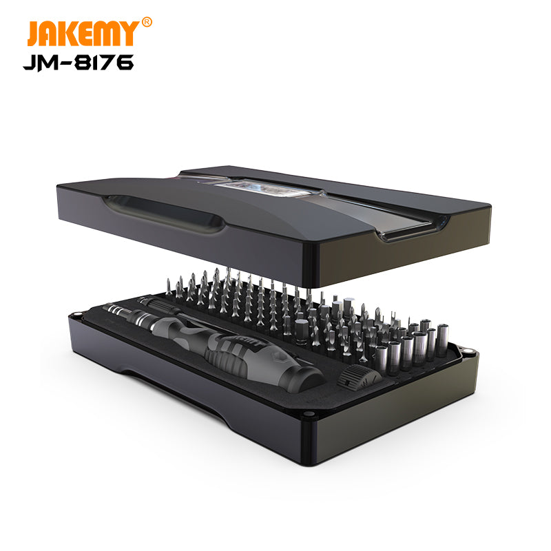 JAKEMY JM-8176 106-in-1 Precision Screwdriver Set Phone Watch Repair Tool Kit