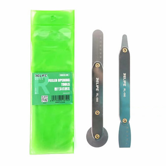 RELIFE RL-060 Metal Opening Repair Pry Crowbar Tool Kit Feeler Dsassembly Set for Phone Screen