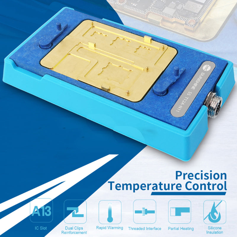 SUNSHINE SS T12A-N11 Motherboard Pre-heater Station for iPhone 11/11 Pro/11 Pro Max CPU NAND Heating Repair