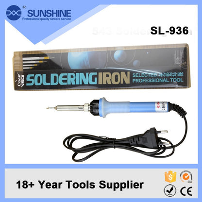 SUNSHINE SS-928D 60W Portable Thermostat Solder Iron for Mobile Phone Repair Tools