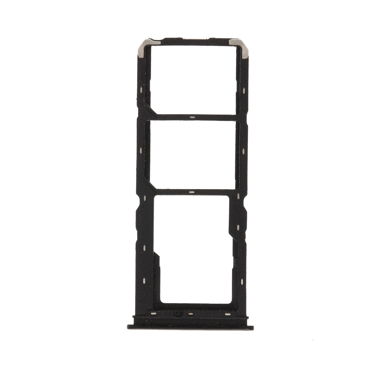 OEM Dual SIM Card + Micro SD Card Tray Holders Part for vivo Y93 - Black