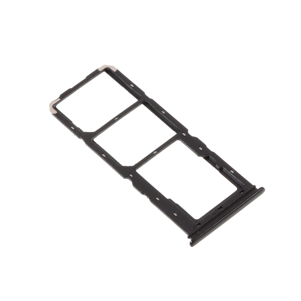 OEM Dual SIM Card + Micro SD Card Tray Holders Part for vivo Y93 - Black